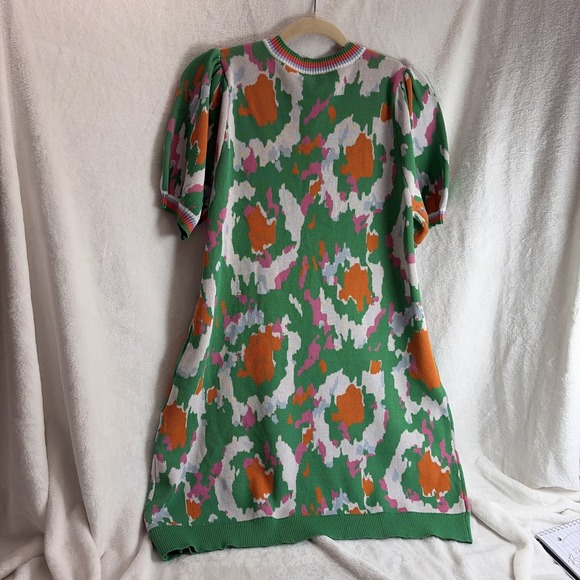 Jodifl Women's Short Sleeve Dress Multi Color Size Small pockets puffy sleeves - Picture 3 of 16